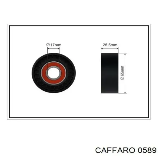 Натяжной ролик 589 Caffaro