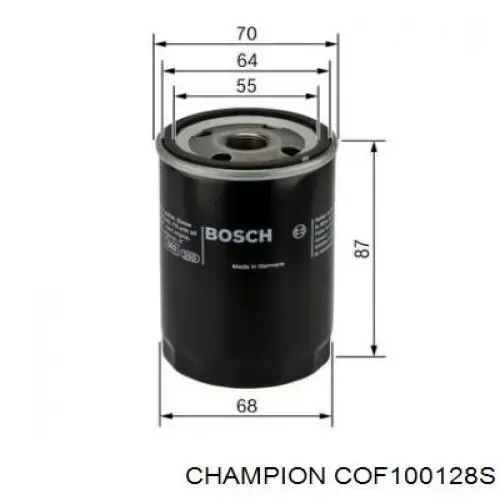 Фильтр очистки масла центробежный Champion COF100128S цена, от