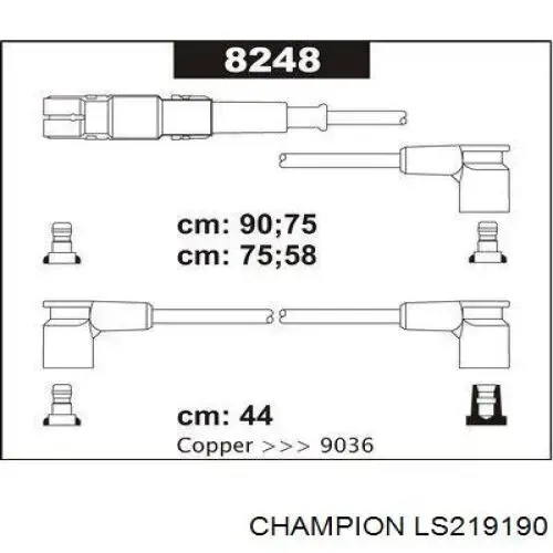 Высоковольтные провода LS219190 Champion