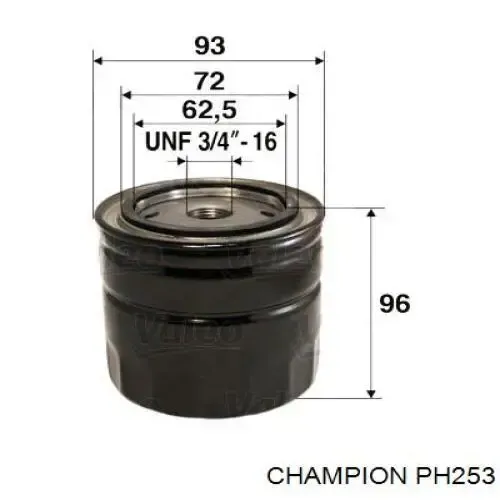 Масляный фильтр PH253 Champion