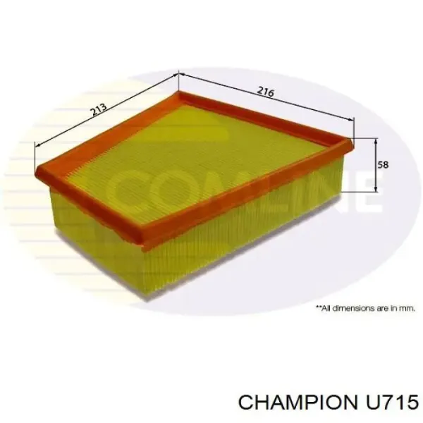 Воздушный фильтр U715 Champion