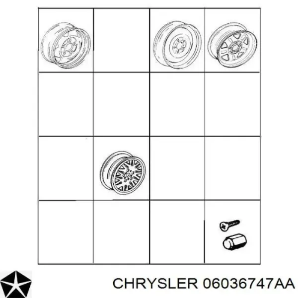 Гайки колесные 06036747AA Chrysler
