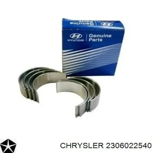 Вкладыши шатунные 2306022540 Chrysler