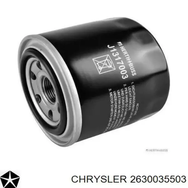 Фильтр масла Chrysler 2630035503