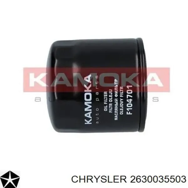 2630035503 Chrysler Масляный фильтр двигателя