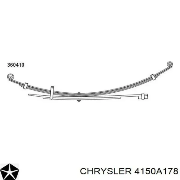 Рессора задняя 4150A178 Chrysler