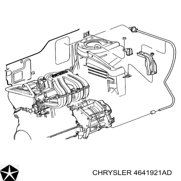 Трос сцепления 4641921AD Chrysler