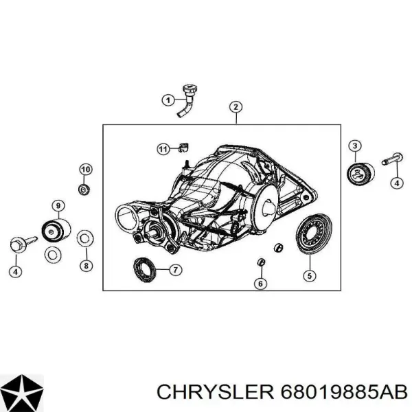  68019885AB Chrysler