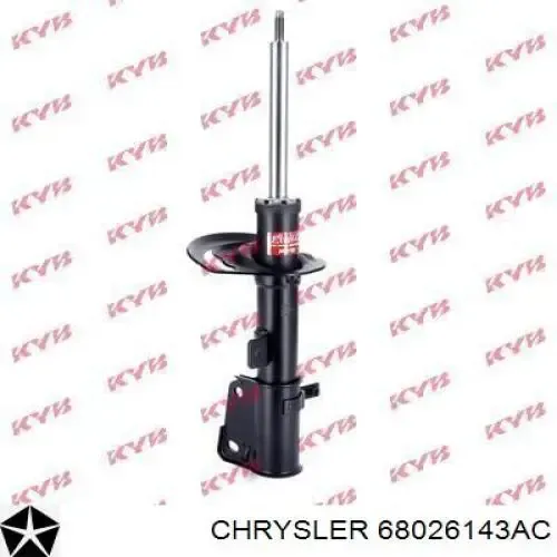 Амортизатор передний левый 68026143AC Chrysler