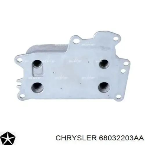 Масляный радиатор 68032203AA Chrysler