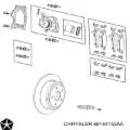 Ремкомплект переднего суппорта FIAT K68144153AA