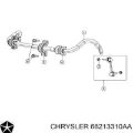 Втулка стабилизатора переднего CHRYSLER 68213310AA