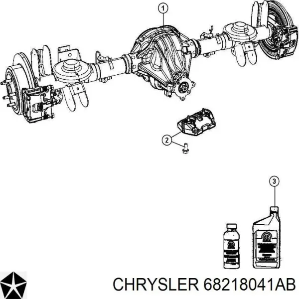 Трансмиссионное масло 68218041AB Chrysler