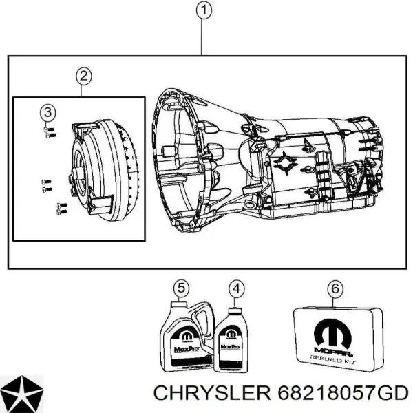 Трансмиссионное масло 04874459EB Chrysler