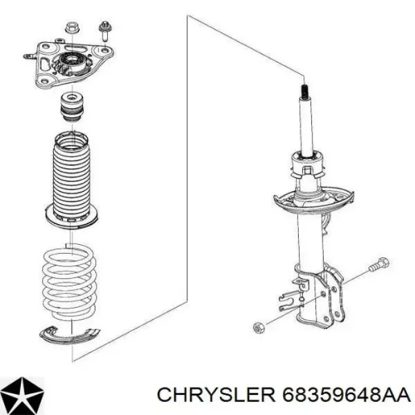Амортизатор задний правый RS290260 Raiso