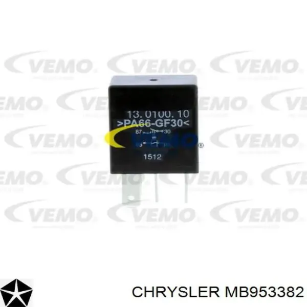 Реле стартера MB953382 Chrysler
