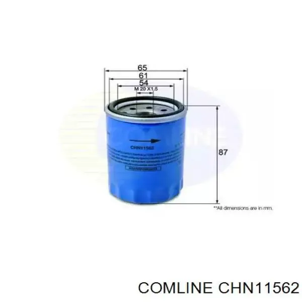 Фильтр очистки масла центробежный Comline CHN11562 цена, от