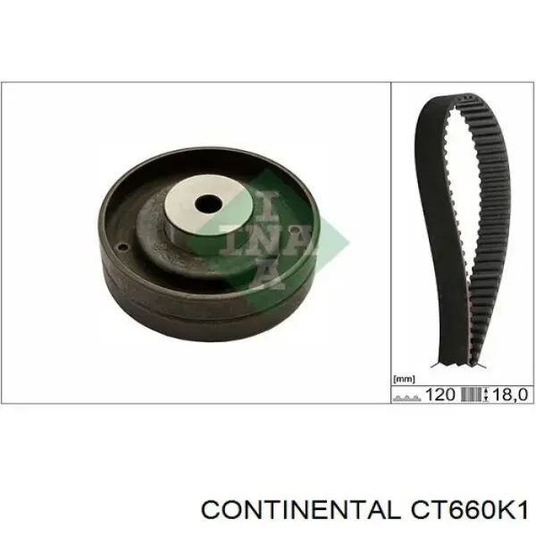 Комплект ГРМ CT660K1 Continental/Siemens