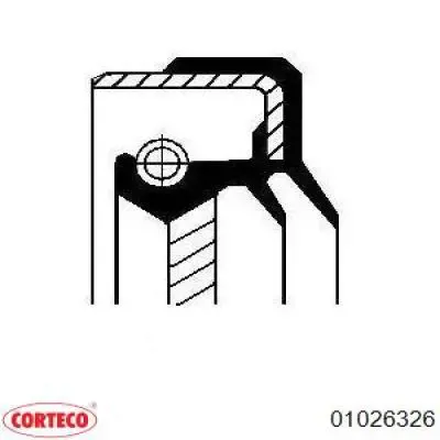 Сальник хвостовика 01026326 Corteco