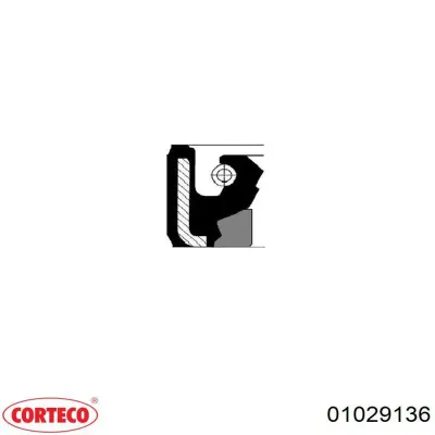 Сальник рулевой рейки/механизма CORTECO 01029136