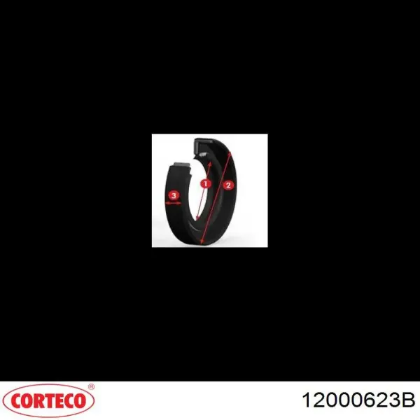 Сальник АКПП/КПП (входного/первичного вала) 12000623B Corteco