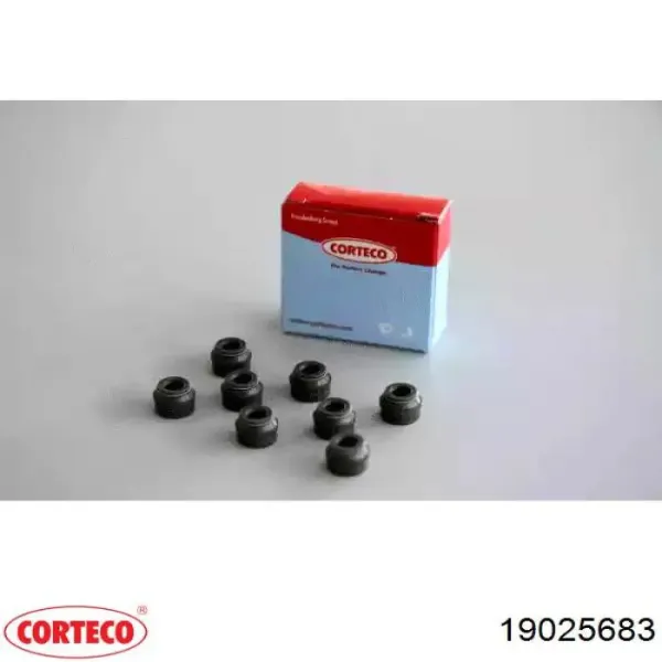 Сальник клапана (маслосъемный), впуск/выпуск, комплект на мотор 19025683 Corteco