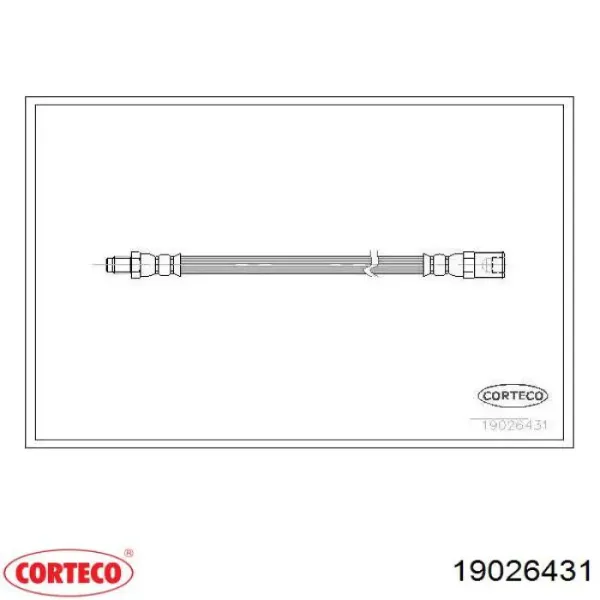 Задний тормозной шланг 19026431 Corteco
