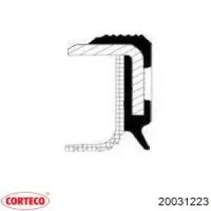 Сальник коленвала задний 20031223 Corteco