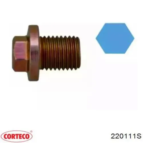 Пробка поддона двигателя 220111S Corteco