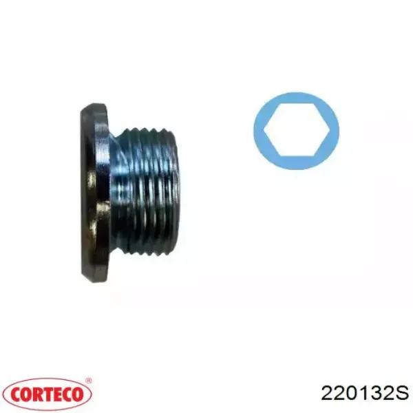 Пробка поддона двигателя 220132S Corteco