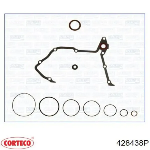 Нижний комплект прокладок двигателя 428438P Corteco