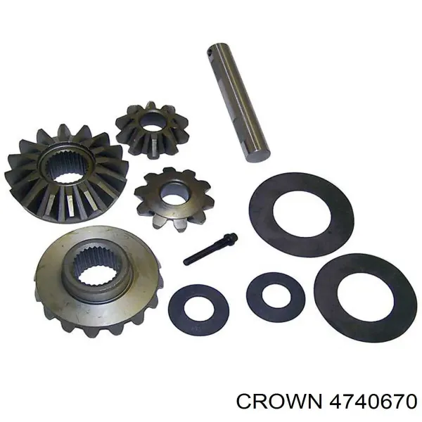 Набор сателлитов заднего моста 4740670 Crown