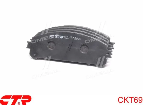 Передние тормозные колодки CKT69 CTR