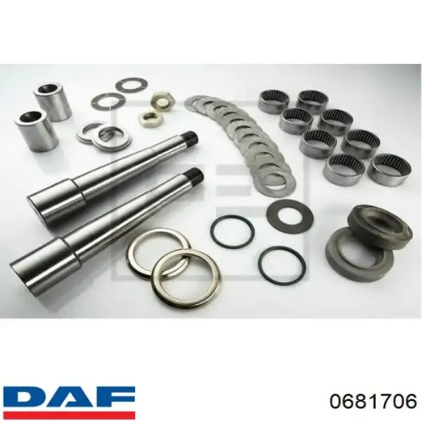 Шкворень поворотного кулака 0681706 DAF
