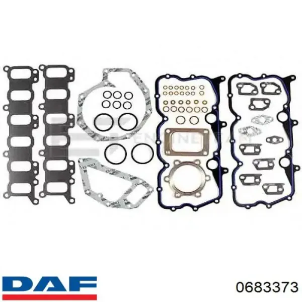 Верхний комплект прокладок двигателя 0683373 DAF