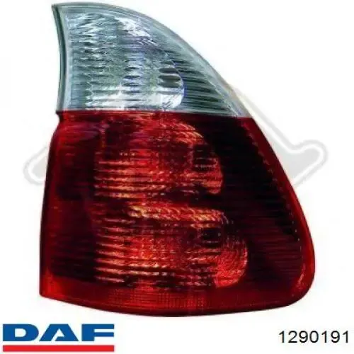 Передний бампер 1290191 DAF