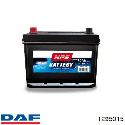Акумулятор Даф 75 А/г 12 В (1295015)