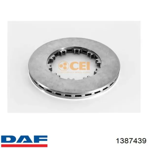 Передние тормозные диски 1387439 DAF