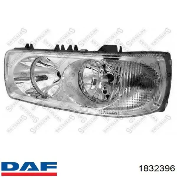 Левая фара 1832396 DAF