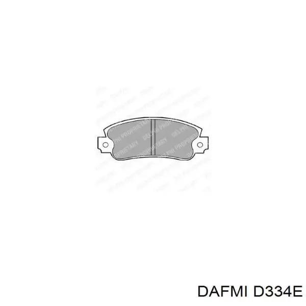 Передние тормозные колодки D334E Dafmi
