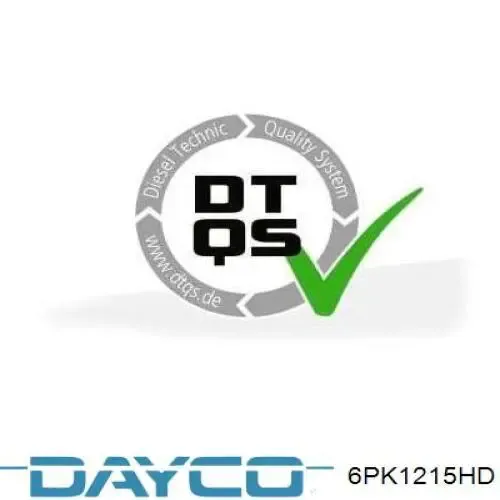 Ремень генератора 6PK1215HD Dayco