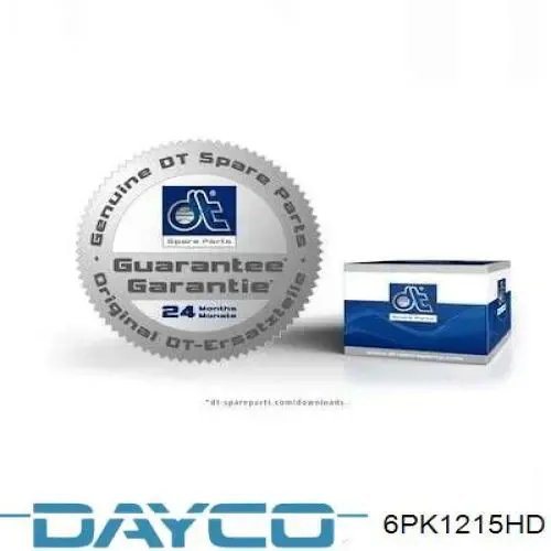 Ремень кондиционера Dayco 6PK1215HD