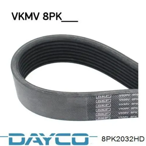 Купить 8PK2032HD Dayco Ремень генератора