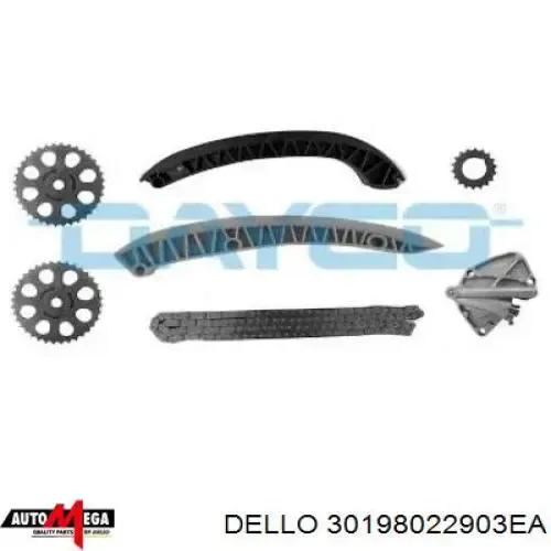 Комплект цепи ГРМ 30198022903EA Dello/Automega