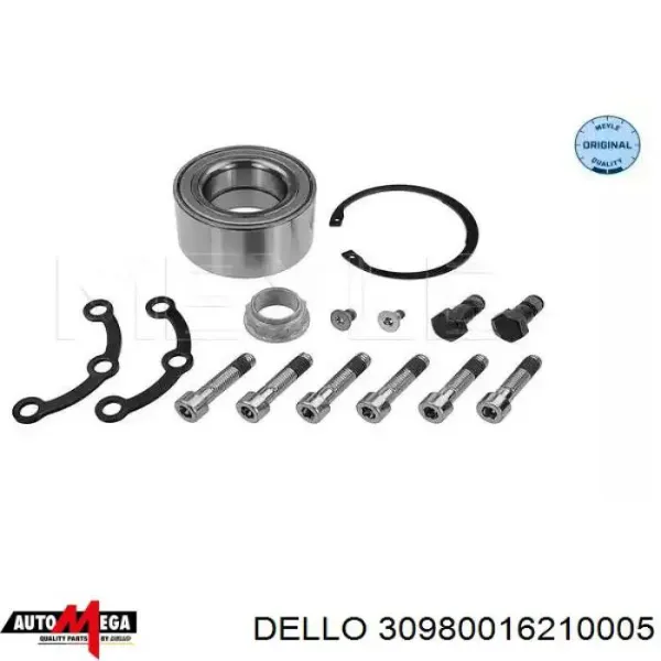 Подшипник задней ступицы 30980016210005 Dello/Automega