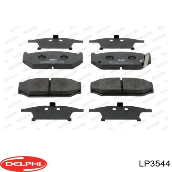 Задние тормозные колодки 0074209120 Mercedes