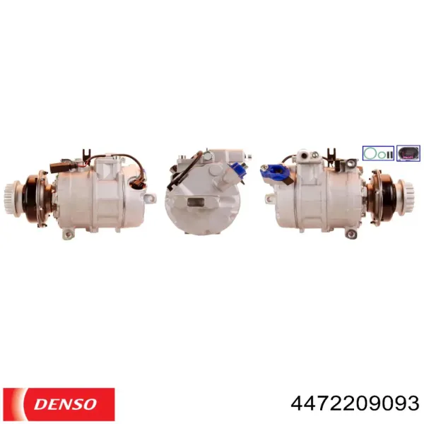 Компрессор кондиционера 4472209093 Denso