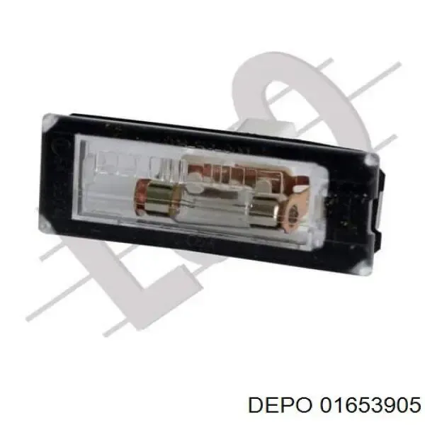 Фонарь подсветки номерного знака 01653905 Depo/Loro/Abakus
