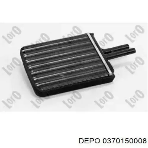 Радиатор печки 0370150008 Depo/Loro/Abakus