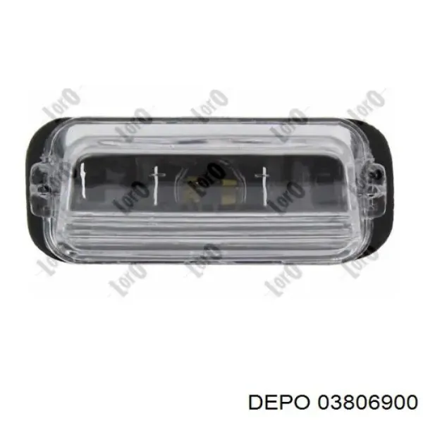 Фонарь подсветки номерного знака 03806900 Depo/Loro/Abakus